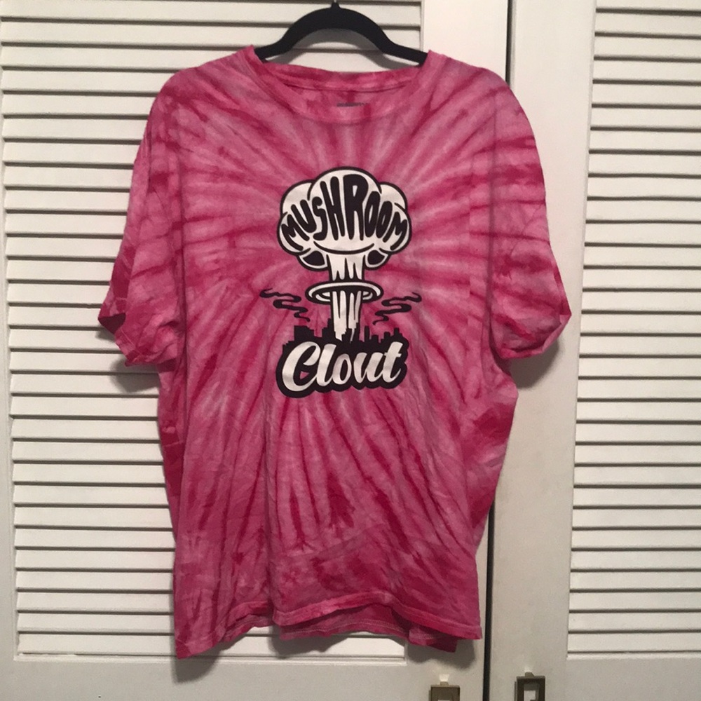 Smosh Summer Games 2019 “Mushroom Clout” Pink Tie-Dye Tee